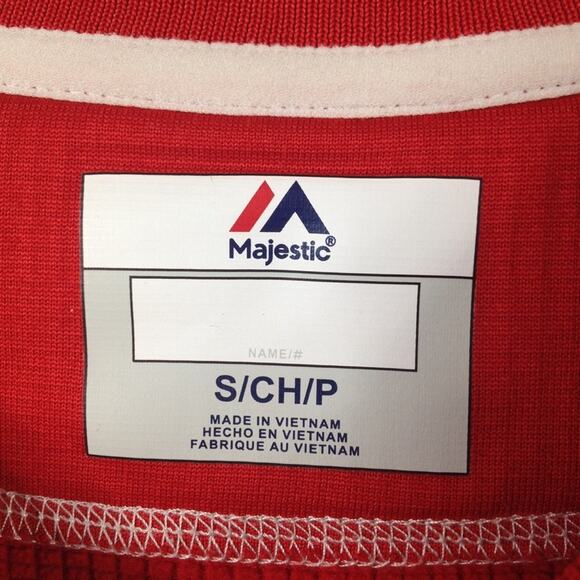 Majestic ST LOUIS CARDINALS Red Jersey 7 Long Sleeve Crewneck Shirt - Picture 3 of 8